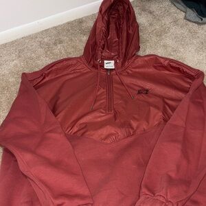 Nike Maroon Half-Zip Hoodie